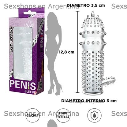 Funda para pene transparente